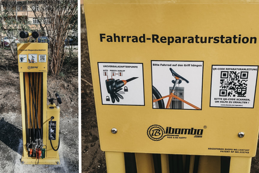 Fahrradreparatur-Station-Mariannenpark-Leipzig Fahrradreparatur-Station-Mariannenpark-Leipzig