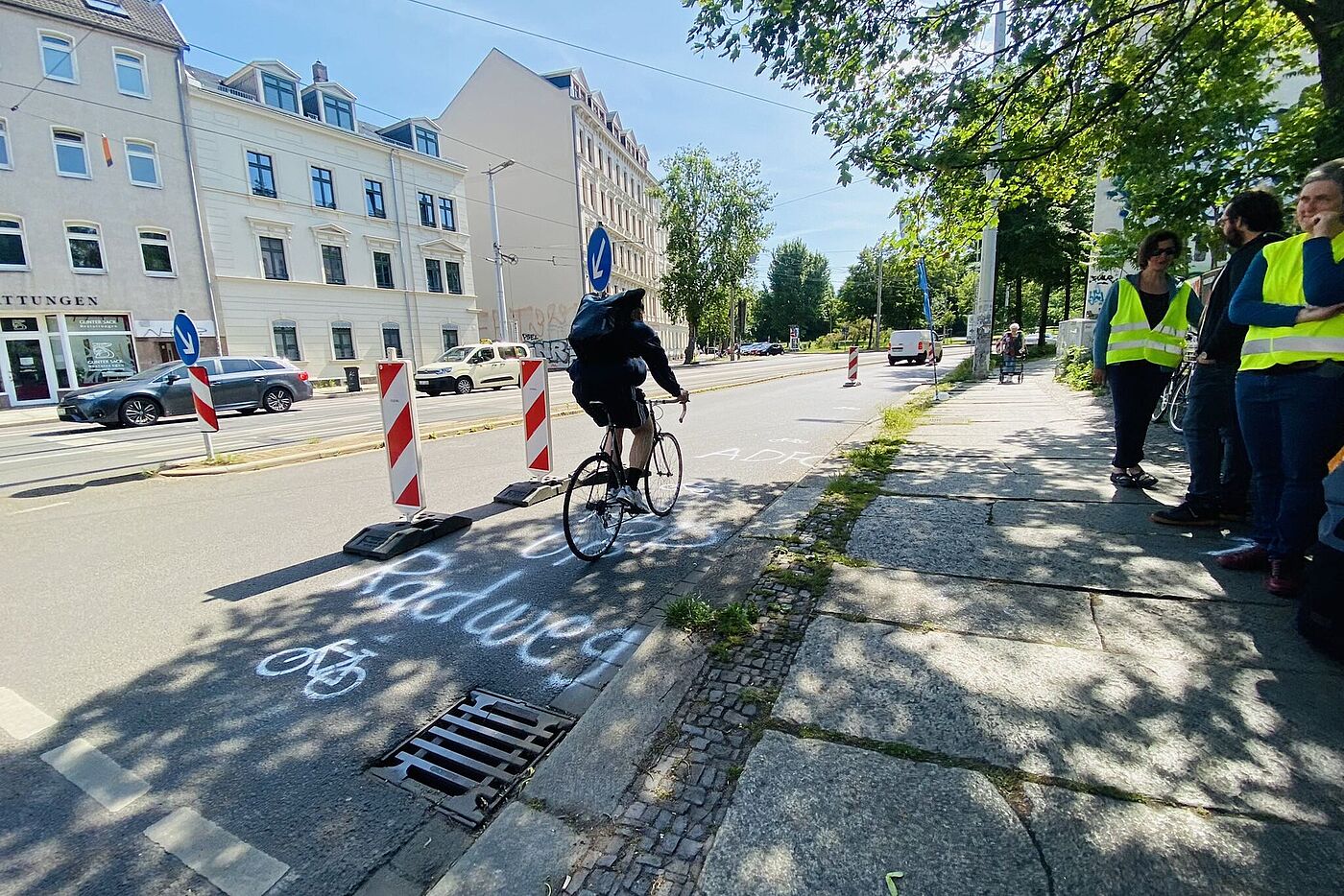 Pop-up_Radweg-Breite_Strasse-ADFC_Weltfahrradtag