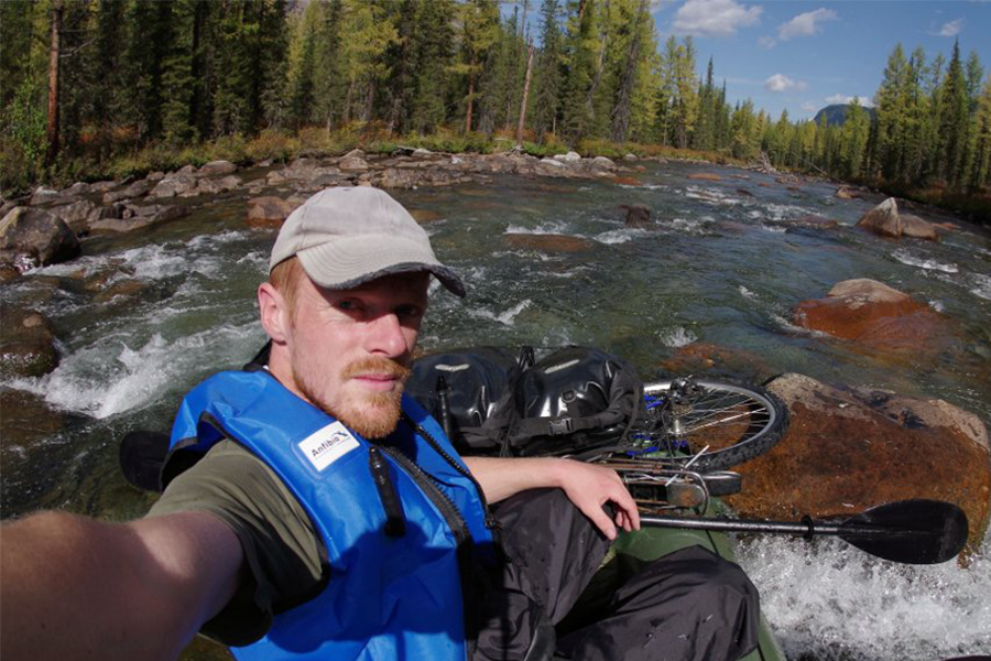 Mit Fahrrad und Schlauchboot durch den Sajan und Altai