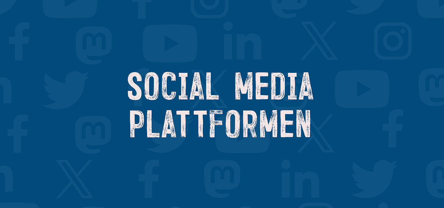Header Social Media Plattformen Social Media Plattformen